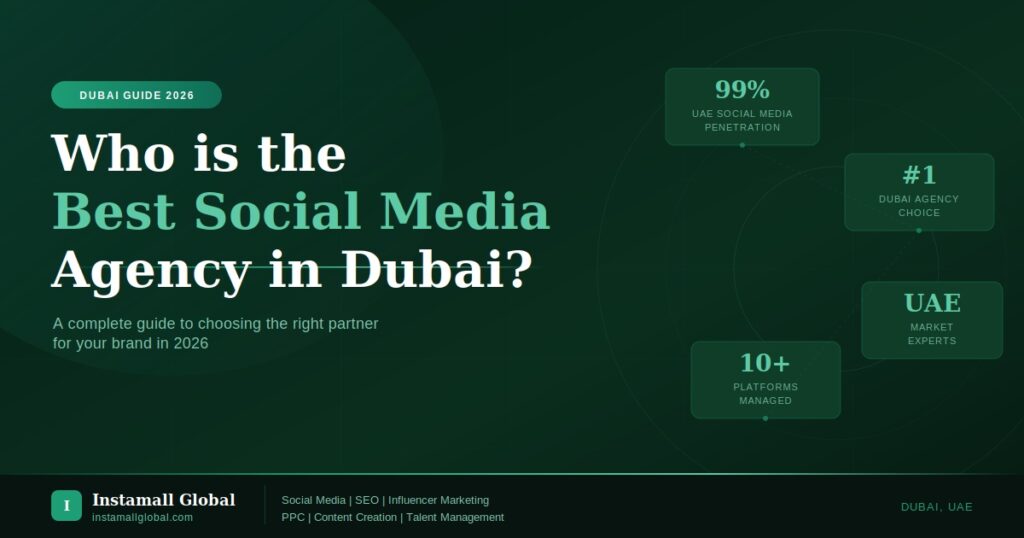 Best social media agency in Dubai — Instamall Global